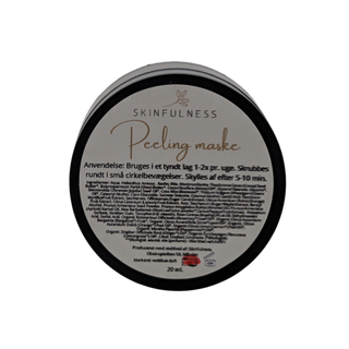 Peeling Maske 20 ml. Rejse str. skinfulness.dk 