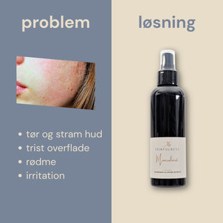 problem løsning mineralmist hjælper med at skabe fugt til tør hud